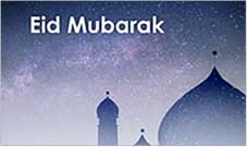 May the Almighty accept your prayers and your sacrifices. Eid Mubarak!